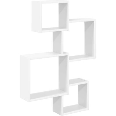 Étagères Cube Murales Montage Mural Blanc 64 X 13,5 X 91,5 Cm Vidaxl - Publicité Étagères Cube Murales Montage Mural Blanc 64 X 13,5 X 91,5 Cm Vidaxl - Publicité