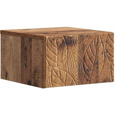 Cabinet De Chevet Mural Bois Ancien 49 X 34,5 X 20 Cm Vidaxl - Publicité Cabinet De Chevet Mural Bois Ancien 49 X 34,5 X 20 Cm Vidaxl - Publicité