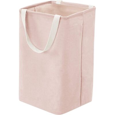 SUPERWISE Rectangulaire Panier De Rangement En Tissu Cube Haut Rose Poudré - Publicité SUPERWISE Rectangulaire Panier De Rangement En Tissu Cube Haut Rose Poudré - Publicité