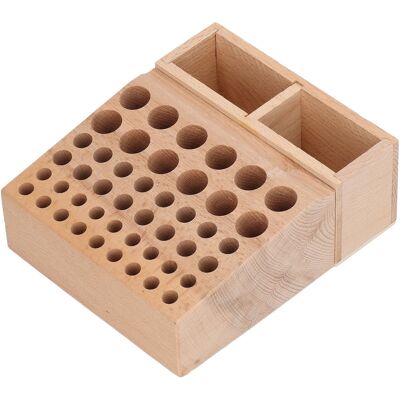MRTRS Porte-outils En Cuir, 2 Compartiments, 46 Trous, Porte-outils En Bois Et Cuir, Boîte De Rangement, Support À Outils En Cuir - Publicité MRTRS Porte-outils En Cuir, 2 Compartiments, 46 Trous, Porte-outils En Bois Et Cuir, Boîte De Rangement, Support À Outils En Cuir - Publicité