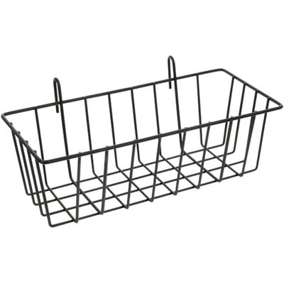 GRASSLIN 1 Panier Suspendu, Fer Noir, Étagère Murale Sans Perçage, Rangement Salle De Bain, Cuisine - Publicité GRASSLIN 1 Panier Suspendu, Fer Noir, Étagère Murale Sans Perçage, Rangement Salle De Bain, Cuisine - Publicité