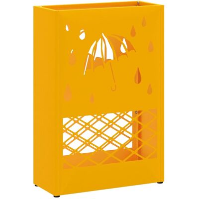 DESIGN IN Porte-parapluie Jaune Moutarde 28 X 12 X 41 Cm Acier - Publicité DESIGN IN Porte-parapluie Jaune Moutarde 28 X 12 X 41 Cm Acier - Publicité