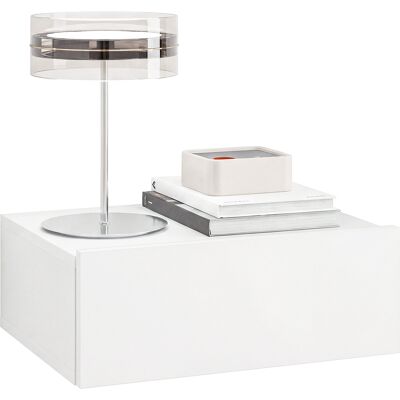 OEM Table De Chevet Murale Moderne Avec Tiroir, En Bois, 40 X 30 X 15 Cm, Blanche Meuble De Rangement Polyvalent Pour La Chambre À Coucher, La Salle De Bain Ou Le Salon, Tiroirs Avec Glissières Fluides... Publicité OEM Table De Chevet Murale Moderne Avec Tiroir, En Bois, 40 X 30 X 15 Cm, Blanche Meuble De Rangement Polyvalent Pour La Chambre À Coucher, La Salle De Bain Ou Le Salon, Tiroirs Avec Glissières Fluides... Publicité