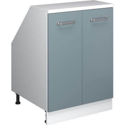 Meuble De Rangement Sous Pente Rion, Bleu-gris, 60x81.6cm 2 Portes, 60 Cm De Profondeur, Vicco - Publicité Meuble De Rangement Sous Pente Rion, Bleu-gris, 60x81.6cm 2 Portes, 60 Cm De Profondeur, Vicco - Publicité