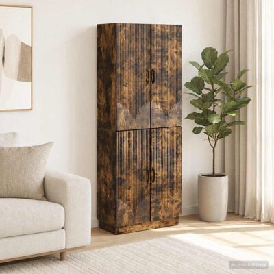 Ensemble De Meubles 2 Pcs Chêne Fumé Bois D'Ingénierie Vidaxl - Publicité Ensemble De Meubles 2 Pcs Chêne Fumé Bois D'Ingénierie Vidaxl - Publicité