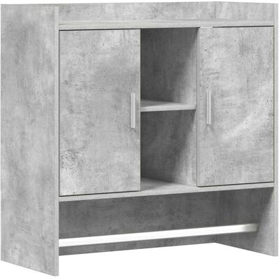 Étagère Murale Montage Mural Gris Béton 80 X 36 X 80 Cm Vidaxl - Publicité Étagère Murale Montage Mural Gris Béton 80 X 36 X 80 Cm Vidaxl - Publicité