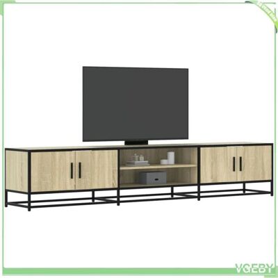 OEM Meuble Tv - 3300781 - Chêne Sonoma - 210 X 35 X 41 Cm - Bois D'Ingénierie & Métal - Publicité OEM Meuble Tv - 3300781 - Chêne Sonoma - 210 X 35 X 41 Cm - Bois D'Ingénierie & Métal - Publicité
