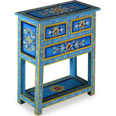 Maison Exclusive - Buffet Avec Tiroirs Bois Massif De Manguier Peinture Turquoise - Publicité Maison Exclusive - Buffet Avec Tiroirs Bois Massif De Manguier Peinture Turquoise - Publicité