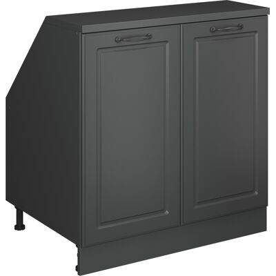 Meuble De Rangement Sous Pente Rion, Anthracite Campagne, 80x81.6cm 2 Portes, 60 Cm De Profondeur, Vicco - Publicité Meuble De Rangement Sous Pente Rion, Anthracite Campagne, 80x81.6cm 2 Portes, 60 Cm De Profondeur, Vicco - Publicité