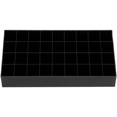MCKENSA Boîte De Rangement Pour Maquillage À 36 Compartiments, Présentoir, Support Pour Rouges À Lèvres De Bureau, Noir - Publicité MCKENSA Boîte De Rangement Pour Maquillage À 36 Compartiments, Présentoir, Support Pour Rouges À Lèvres De Bureau, Noir - Publicité