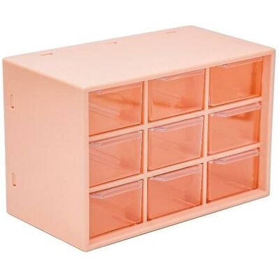 BRINSEA Boîte De Rangement En Plastique À 9 Grilles Anti-poussière Pour Bureau Boîte De Rangement À 9 Grilles Petit Tiroir Boîte De Rangement En Plomb Orange 18x12x10cm - Publicité BRINSEA Boîte De Rangement En Plastique À 9 Grilles Anti-poussière Pour Bureau Boîte De Rangement À 9 Grilles Petit Tiroir Boîte De Rangement En Plomb Orange 18x12x10cm - Publicité