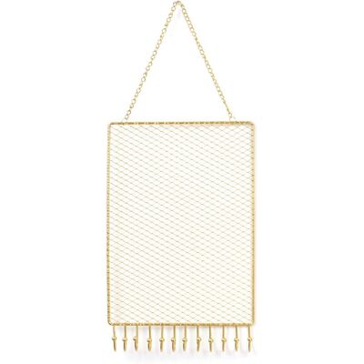 Organisateur De Bijoux Mural En Métal, Version Verticale, 28 X 18 Cm – Delkevic - Publicité Organisateur De Bijoux Mural En Métal, Version Verticale, 28 X 18 Cm – Delkevic - Publicité