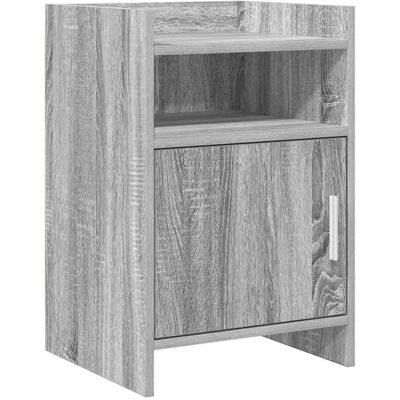 Tables De Chevet Sonoma Gris 40 X 36 X 60 Cm Bois D'Ingénierie Vidaxl - Publicité Tables De Chevet Sonoma Gris 40 X 36 X 60 Cm Bois D'Ingénierie Vidaxl - Publicité