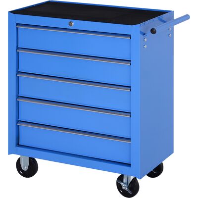 OEM Chariot D'Atelier Mobile , Chariot À Outils Roulant Avec 5 Tiroirs, Bleu - Publicité OEM Chariot D'Atelier Mobile , Chariot À Outils Roulant Avec 5 Tiroirs, Bleu - Publicité