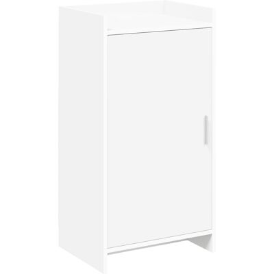 Cabinet À Chaussures Blanc 48 X 36 X 92 Cm Bois D'Ingénierie Vidaxl - Publicité Cabinet À Chaussures Blanc 48 X 36 X 92 Cm Bois D'Ingénierie Vidaxl - Publicité