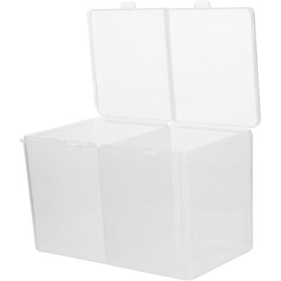 OEM Lot De 2 Boîtes De Rangement Pour Cotons-tiges Cosmétiques, Conteneurs De Rangement De Bureau, Porte-coton-tiges Tendance Et Sûr - Publicité OEM Lot De 2 Boîtes De Rangement Pour Cotons-tiges Cosmétiques, Conteneurs De Rangement De Bureau, Porte-coton-tiges Tendance Et Sûr - Publicité