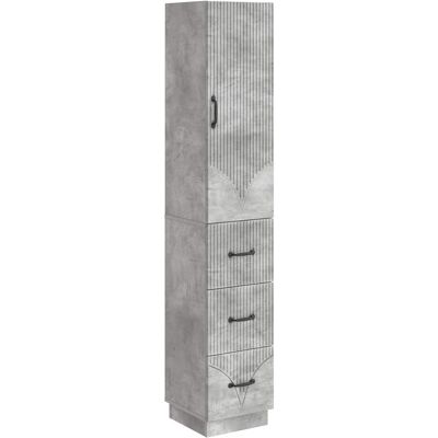 Ensemble De Meubles 2 Pcs Gris Béton 33 X 34,5 X 87 Cm Vidaxl - Publicité Ensemble De Meubles 2 Pcs Gris Béton 33 X 34,5 X 87 Cm Vidaxl - Publicité