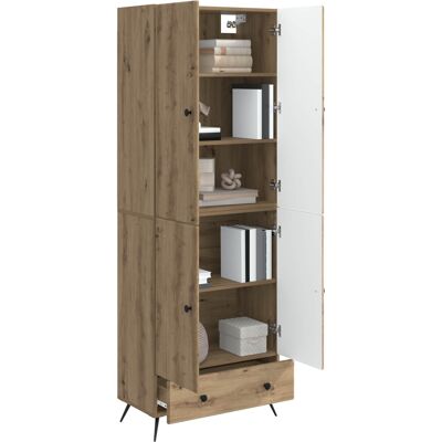 Vidaxl Cabinet Set 2 Pcs Artisan Oak Engineered Wood - Publicité Vidaxl Cabinet Set 2 Pcs Artisan Oak Engineered Wood - Publicité