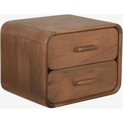 Table De Chevet Flottante 40x30 Cm En Bois Aylin Sklum - Publicité Table De Chevet Flottante 40x30 Cm En Bois Aylin Sklum - Publicité