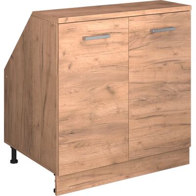 Meuble De Rangement Sous Pente Rion, Chêne De Force Doré, 80x81.6cm 2 Portes, 60 Cm De Profondeur, Vicco - Publicité Meuble De Rangement Sous Pente Rion, Chêne De Force Doré, 80x81.6cm 2 Portes, 60 Cm De Profondeur, Vicco - Publicité