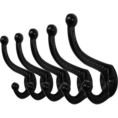 OEM Patere Murale En Fonte,grand Crochet Porte Manteau,métal Patere Porte Manteau,patère Murale,lot De 5,noir-dou - Publicité OEM Patere Murale En Fonte,grand Crochet Porte Manteau,métal Patere Porte Manteau,patère Murale,lot De 5,noir-dou - Publicité