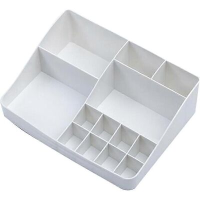 YUDO Organisateur De Maquillage En Plastique, Tiroirs De Rangement Pour Cosmétiques, Présentoir À Bijoux, Boîte De Rangement À Poser Sur Le Comptoir De La Salle De Bain, 5 Tailles Disponibles-white - Publicité YUDO Organisateur De Maquillage En Plastique, Tiroirs De Rangement Pour Cosmétiques, Présentoir À Bijoux, Boîte De Rangement À Poser Sur Le Comptoir De La Salle De Bain, 5 Tailles Disponibles-white - Publicité