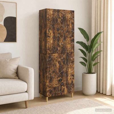 Ensemble De Meubles 2 Pcs Chêne Fumé Bois D'Ingénierie Vidaxl - Publicité Ensemble De Meubles 2 Pcs Chêne Fumé Bois D'Ingénierie Vidaxl - Publicité