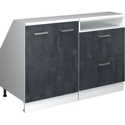 Ensembles De Meuble De Rangement Sous Pente Rion, Béton Noir, 120cm Lot De 2 Caissons 60 Cm De Profondeur, Vicco - Publicité Ensembles De Meuble De Rangement Sous Pente Rion, Béton Noir, 120cm Lot De 2 Caissons 60 Cm De Profondeur, Vicco - Publicité