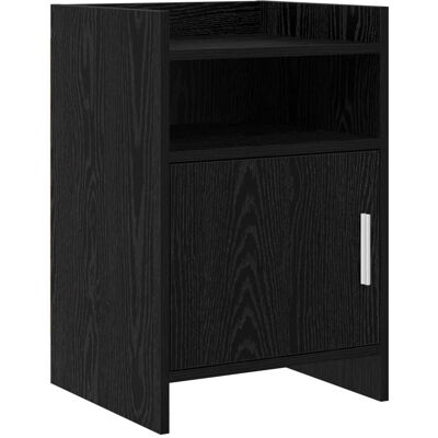 Tables De Chevet Chêne Noir 40 X 36 X 60 Cm Bois D'Ingénierie Vidaxl - Publicité Tables De Chevet Chêne Noir 40 X 36 X 60 Cm Bois D'Ingénierie Vidaxl - Publicité