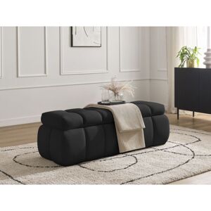 Bout De Lit Mont-blanc Tissu Mesh Noir - Bobochic - Publicité Bout De Lit Mont-blanc Tissu Mesh Noir - Bobochic - Publicité