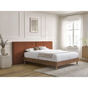 Bobochic - Lit Altira Bois Clair Avec Lattes Massives 140x190 Orange - Publicité Bobochic - Lit Altira Bois Clair Avec Lattes Massives 140x190 Orange - Publicité