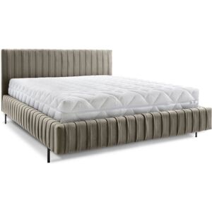 Les Tendances - Lit Coffre Plika Prestige – Design Et Tissu Pour Un Confort Absolu-marron Clair-160x200 - Publicité Les Tendances - Lit Coffre Plika Prestige – Design Et Tissu Pour Un Confort Absolu-marron Clair-160x200 - Publicité