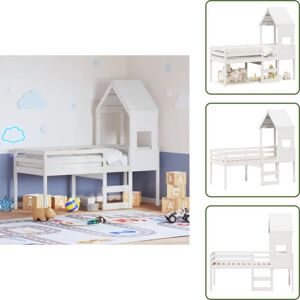 Vidaxl - Lit Haut Sans Matelas Blanc 90x190 Cm Bois De Pin Massif - Lit Enfant - Lit Surélevé - Lit Plateforme - Lit Cabane - Lit Design - Publicité Vidaxl - Lit Haut Sans Matelas Blanc 90x190 Cm Bois De Pin Massif - Lit Enfant - Lit Surélevé - Lit Plateforme - Lit Cabane - Lit Design - Publicité