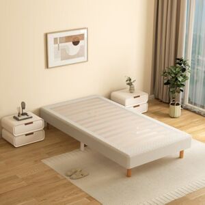 Teeno Sommier Tapissier 90 X 190cm Sommiers À Lattes Avec 6 Pieds Pour Adulte - Cadre De Lit 90 X 190 Avec Sommier, Hauteur 29cm - Publicité Teeno Sommier Tapissier 90 X 190cm Sommiers À Lattes Avec 6 Pieds Pour Adulte - Cadre De Lit 90 X 190 Avec Sommier, Hauteur 29cm - Publicité