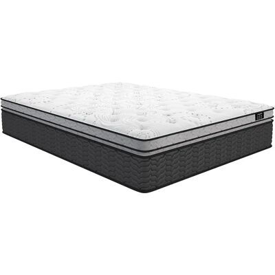 VENTE-UNIQUE Matelas 200 X 200 Cm Hybride Ressorts Ensachés Et Surmatelas Intégré Ép.30cm - Gamiani De Ysmée - Publicité VENTE-UNIQUE Matelas 200 X 200 Cm Hybride Ressorts Ensachés Et Surmatelas Intégré Ép.30cm - Gamiani De Ysmée - Publicité