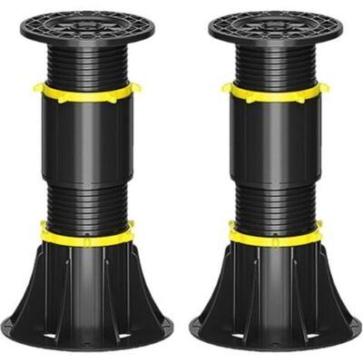TRYWISE Pieds De Lit Centraux Réglables En Hauteur (21-34 Cm) – Lot De 2 Supports Pour Sommiers À Lattes Et Bases À Ressorts – Compatibles Avec Cadres De Lit Ajustables - Publicité TRYWISE Pieds De Lit Centraux Réglables En Hauteur (21-34 Cm) – Lot De 2 Supports Pour Sommiers À Lattes Et Bases À Ressorts – Compatibles Avec Cadres De Lit Ajustables - Publicité