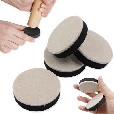 Vision 4 Pièces Rehausseurs De Meubles 5 Cm, Rehausseur Pieds De Lit Furniture Rond, Pour Être Utilisé En Piles Hauteur Accrue Silencieux Et Résistance À L'Usure(diamètre 5cm,hauteur 1.5cm) - Publicité Vision 4 Pièces Rehausseurs De Meubles 5 Cm, Rehausseur Pieds De Lit Furniture Rond, Pour Être Utilisé En Piles Hauteur Accrue Silencieux Et Résistance À L'Usure(diamètre 5cm,hauteur 1.5cm) - Publicité