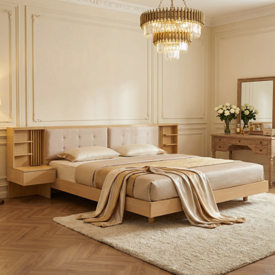 ACKERMAN Cadre De Lit Flottant Avec Tête De Lit À Rangement, Taille King (180x200cm), Lit Capitonné Avec Port Usb, Tiroirs Et Étagères, Support À Lattes Solide, Mobilier De Chambre Moderne Pour Adultes - Publicité ACKERMAN Cadre De Lit Flottant Avec Tête De Lit À Rangement, Taille King (180x200cm), Lit Capitonné Avec Port Usb, Tiroirs Et Étagères, Support À Lattes Solide, Mobilier De Chambre Moderne Pour Adultes - Publicité
