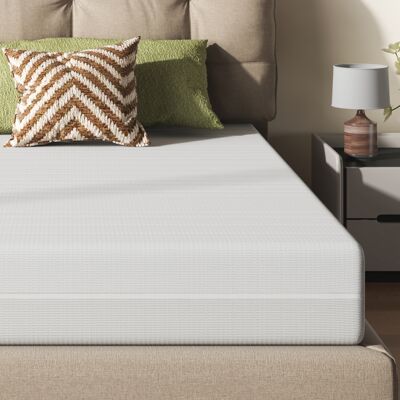 ACKERMAN Matelas 160x200, Hauteur 16cm, Matelas En Mousse Polyuréthane Ergonomique, Tissu Avec Surface Douce, Fermeté Moyenne - Publicité ACKERMAN Matelas 160x200, Hauteur 16cm, Matelas En Mousse Polyuréthane Ergonomique, Tissu Avec Surface Douce, Fermeté Moyenne - Publicité