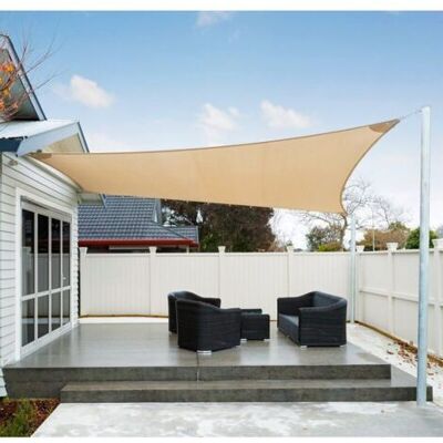 ABYSSE Voile D'Ombrage Imperméable Rectangulaire 2x3m Toile Ombrage Uv Protection Pour Terrasse Jardin Extérieur-sable - Publicité ABYSSE Voile D'Ombrage Imperméable Rectangulaire 2x3m Toile Ombrage Uv Protection Pour Terrasse Jardin Extérieur-sable - Publicité