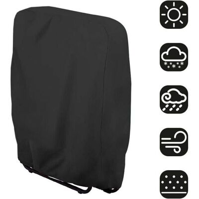 Scotch Housse De Chaise Pliante Housse De Protection Pour Chaise Longue Bain De Soleil Mobilier De Jardin Étanche Anti-uv Protection Contre Les Dommages, 71 X 110 Cm(noir).. Publicité Scotch Housse De Chaise Pliante Housse De Protection Pour Chaise Longue Bain De Soleil Mobilier De Jardin Étanche Anti-uv Protection Contre Les Dommages, 71 X 110 Cm(noir).. Publicité