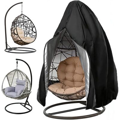 GRASSLIN 1 Housse De Chaise Suspendue, Tissu Oxford 210d, Imperméable Anti-uv, Avec Fermeture Éclair Et Cordon, Pour Jardin Et Patio - Publicité GRASSLIN 1 Housse De Chaise Suspendue, Tissu Oxford 210d, Imperméable Anti-uv, Avec Fermeture Éclair Et Cordon, Pour Jardin Et Patio - Publicité