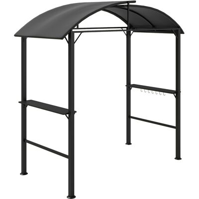 ACKERMAN Pavillon De Jardin Grill 233 X 110 X 235 Cm, Résistant Au Vent, Avec Double Toit, Étagères, Tonnelle De Jardin Avec Protection Uv, Pavillon De Barbecue En Acier, Tente De Jardin/tente Grill Pour Fêtes - Publicité ACKERMAN Pavillon De Jardin Grill 233 X 110 X 235 Cm, Résistant Au Vent, Avec Double Toit, Étagères, Tonnelle De Jardin Avec Protection Uv, Pavillon De Barbecue En Acier, Tente De Jardin/tente Grill Pour Fêtes - Publicité