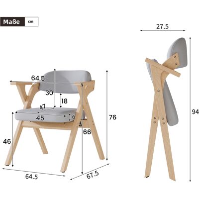 ARRIGONI Lot De 6 Chaises De Salle À Manger Pliantes En Bois Massif, Confortables Et Respirantes, Pliables Et Faciles À Ranger, Adaptées À La Salle À Manger, Au Salon Et Au Café, Style Moderne, Lin, Gris - Publicité ARRIGONI Lot De 6 Chaises De Salle À Manger Pliantes En Bois Massif, Confortables Et Respirantes, Pliables Et Faciles À Ranger, Adaptées À La Salle À Manger, Au Salon Et Au Café, Style Moderne, Lin, Gris - Publicité