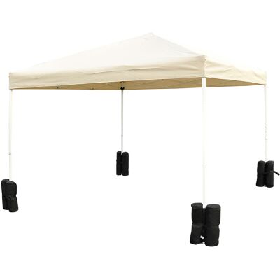 ACKERMAN Ensemble De 4 Supports Pour Pavillons Pliables Et Tentes De Réception, Robustes Et Noirs, Idéaux Pour Une Stabilité Optimale Des Chapiteaux. Publicité ACKERMAN Ensemble De 4 Supports Pour Pavillons Pliables Et Tentes De Réception, Robustes Et Noirs, Idéaux Pour Une Stabilité Optimale Des Chapiteaux. Publicité
