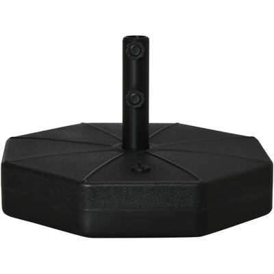 ACKERMAN Pied De Parasol Pour Parasols De 38 Mm/48 Mm, Lestable À L'Eau Ou Au Sable, Base Stable Ø60 X 36h Cm - Publicité ACKERMAN Pied De Parasol Pour Parasols De 38 Mm/48 Mm, Lestable À L'Eau Ou Au Sable, Base Stable Ø60 X 36h Cm - Publicité