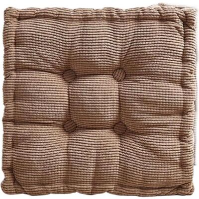 Zanussi (carré 45cm,brun) Galette De Chaise Ronde, Couleur Unie Coussin De Chaise Coussin De Sol Coussins De Siège, Carré Coussins Avec Rembourrage Pour Intérieur Extérieur Chaises De Jardin - Publicité Zanussi (carré 45cm,brun) Galette De Chaise Ronde, Couleur Unie Coussin De Chaise Coussin De Sol Coussins De Siège, Carré Coussins Avec Rembourrage Pour Intérieur Extérieur Chaises De Jardin - Publicité