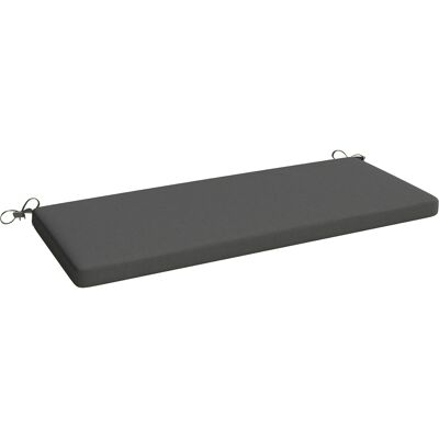 ARRIGONI Coussin De Banc, Coussin Pour Banc De Jardin Extérieur Intérieur Housse Amovible, 110 X 46 X 6,5 Cm, Gris Foncé - Publicité ARRIGONI Coussin De Banc, Coussin Pour Banc De Jardin Extérieur Intérieur Housse Amovible, 110 X 46 X 6,5 Cm, Gris Foncé - Publicité