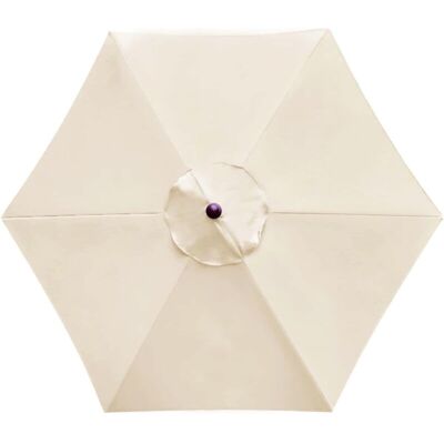 MOXIE Rechange Toile De Parasol De Jardin (2.7m) Dessus De Parapluie De Remplacement Pour 6 Bras, Toile De Rechange Housse De Parapluie - Publicité MOXIE Rechange Toile De Parasol De Jardin (2.7m) Dessus De Parapluie De Remplacement Pour 6 Bras, Toile De Rechange Housse De Parapluie - Publicité