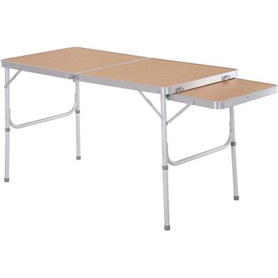Generic Outsunny Table Pliante Table De Camping Table De Jardin Avec Rallonge Hauteur Réglable Aluminium Mdf Imitation Bambou - Publicité Generic Outsunny Table Pliante Table De Camping Table De Jardin Avec Rallonge Hauteur Réglable Aluminium Mdf Imitation Bambou - Publicité